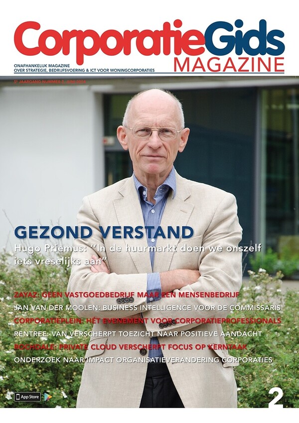 Cover CorporatieGids Magazine - Juni 2014 Editie: Strategie, Bedrijfsvoering en ICT