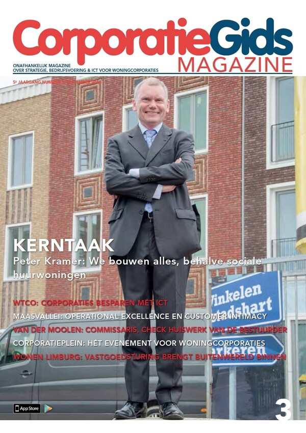 Cover CorporatieGids Magazine - September 2014 Editie: Strategie, Bedrijfsvoering en ICT