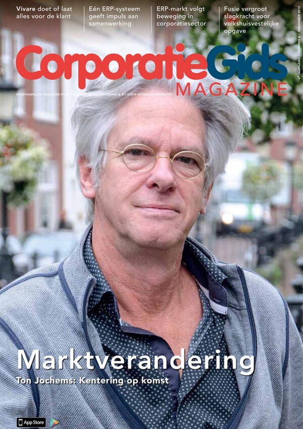Cover CorporatieGids Magazine - November 2015 Editie: Strategie, Bedrijfsvoering en ICT