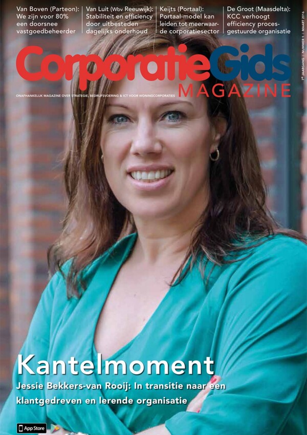 Cover CorporatieGids Magazine - Maart 2016 Editie: Strategie, Bedrijfsvoering en ICT