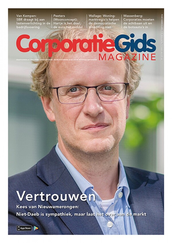 Cover CorporatieGids Magazine - September 2016 Editie: Strategie, Bedrijfsvoering en ICT