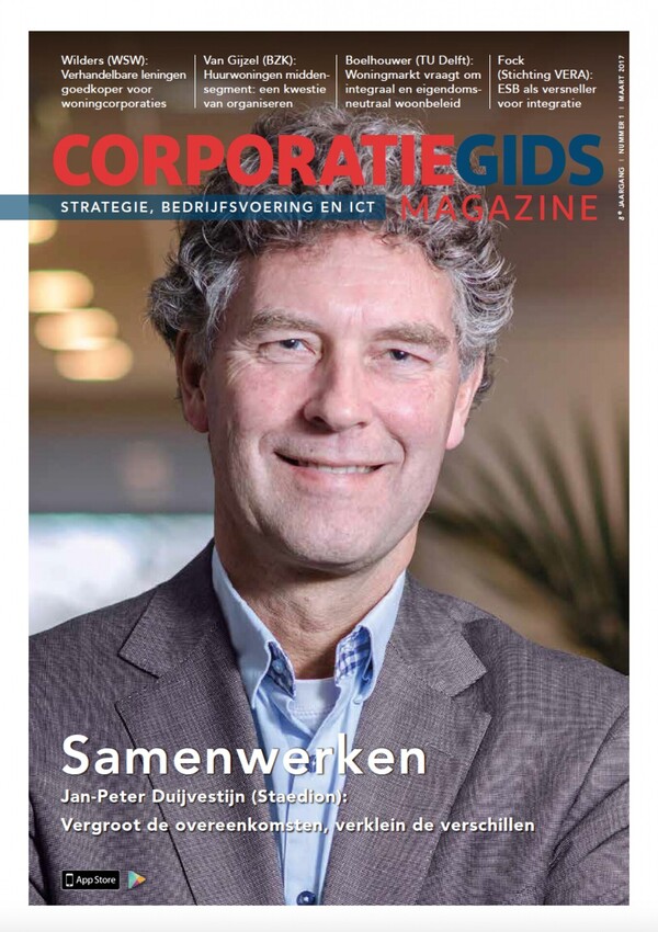 Cover CorporatieGids Magazine - Maart 2017 Editie: Strategie, Bedrijfsvoering en ICT