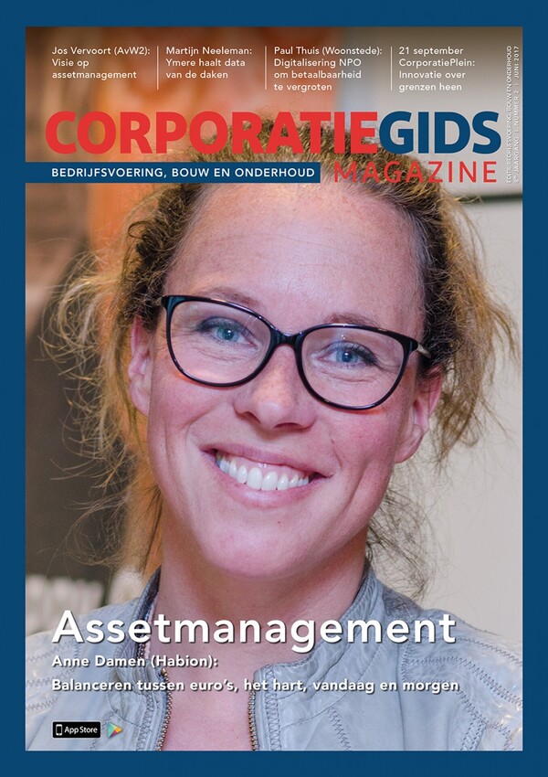 Cover CorporatieGids Magazine - Juni 2017 Editie: Bedrijfsvoering, Bouw en Onderhoud