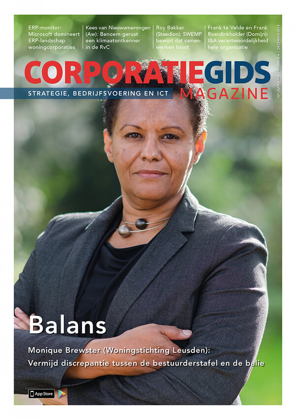 Cover CorporatieGids Magazine - December 2019 Editie: Strategie, Bedrijfsvoering en ICT