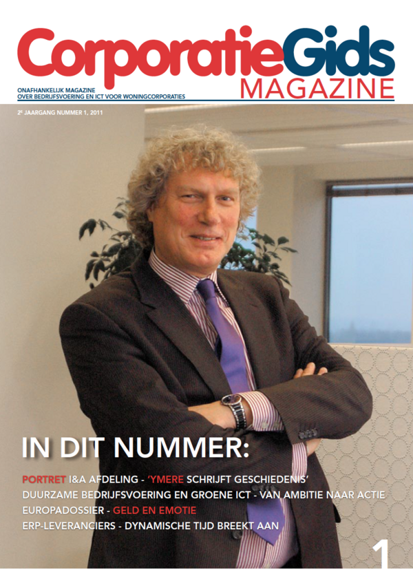 Cover CorporatieGids Magazine - Februari 2011 Editie: Strategie, Bedrijfsvoering en ICT